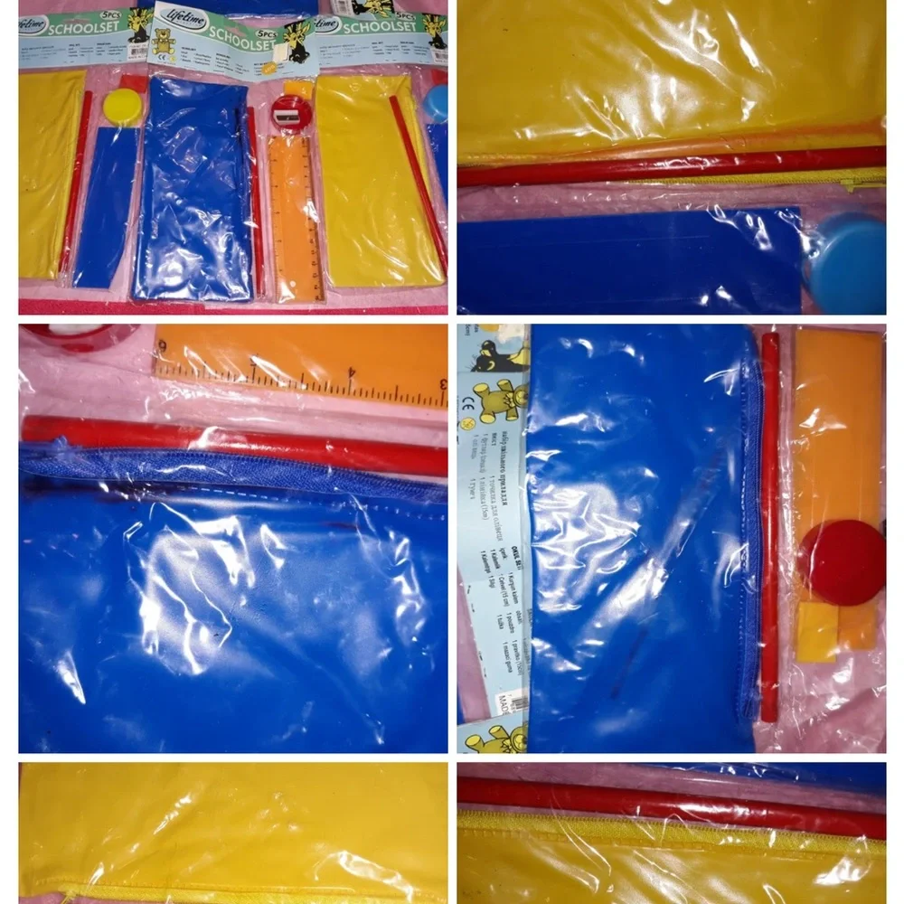 4 Lifeline 5-Piece School Set VINTAGE 1990s NEW